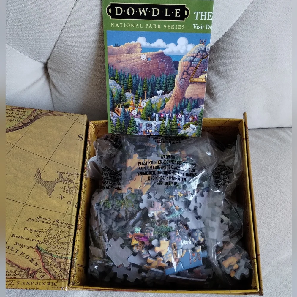DOWDLE Puzzle The Black Hills 500 Pieces National Parks Series Game